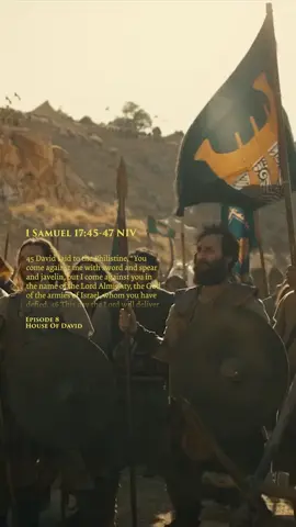 Word for word, bar for bar💯 @mickoola made sure his script was read directly from the Bible - make sure to read along with 1 Samuel Ch 15-17 as you’re watching House of David 🙌 #houseofdavid #scripture #bibleverses #biblestories #michaeliskander #davidandgoliath #epicbattle