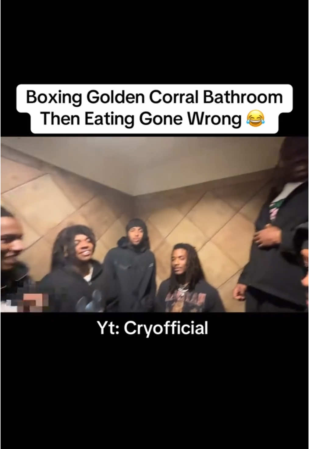 Boxing Golden Corral Bathroom Then Ordering Food Gone Wrong 😂 New Video Out Now Link In Bio (Yt:Cryofficial)❤️  #viral #reels #cryofficial #youtube #viralvideo #funny #xyzbca #trending #vlogs 