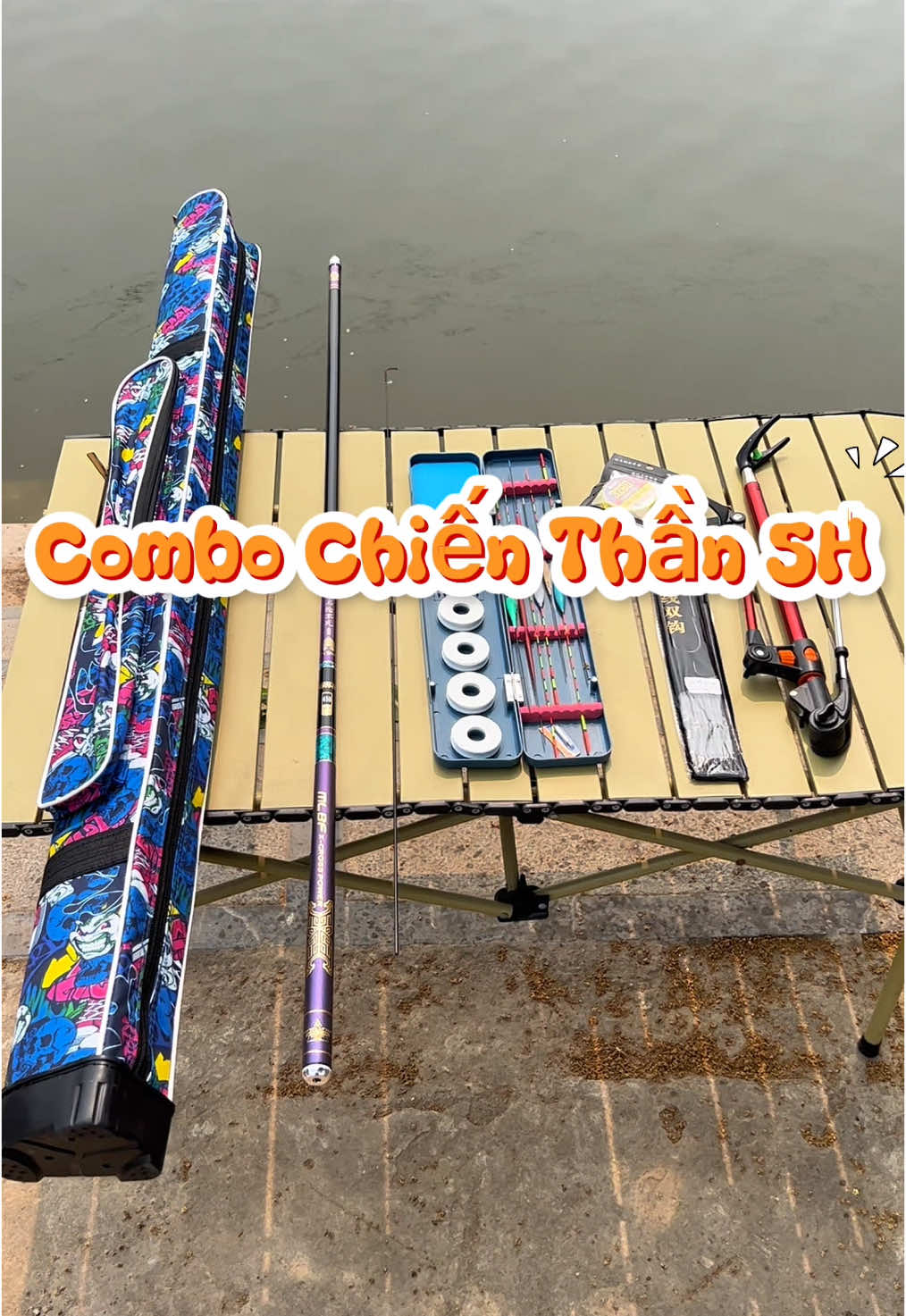 Bộ cần câu tay chiến thần 5h đầy đủ phụ kiện #dinhthangfishing #docaudinhthang #cauca #caucagiaitri 