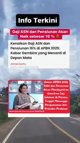 Selalu ada harapan untuk ASN dan Pensiunan... #sekolahswasta #gurusmp #infoguru #reels #pejuangguru #fypシ゚ #reels 