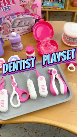 Guide children to develop good dental care habits at an early age 🦷#fyp #MomsofTikTok #toy #dentist #playset #DIY #gift #guftideas #playset #educationaltoy #dentistkitplayset #teethcleaning #teeth #toddlersoftiktok #playingislearning #kidfun #pretendplay #teethcleaning #tiktokshop #tiktokmademebuyit 