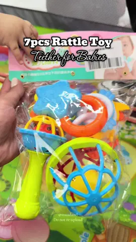 Grabe mas pinamura na itong Rattle Toys for Babies,at kung nasa teething stage na din ang babies ninyo ay bagay na bagay to sa kanila mga mii #rattletoys  #teether  #babies  #fyp 