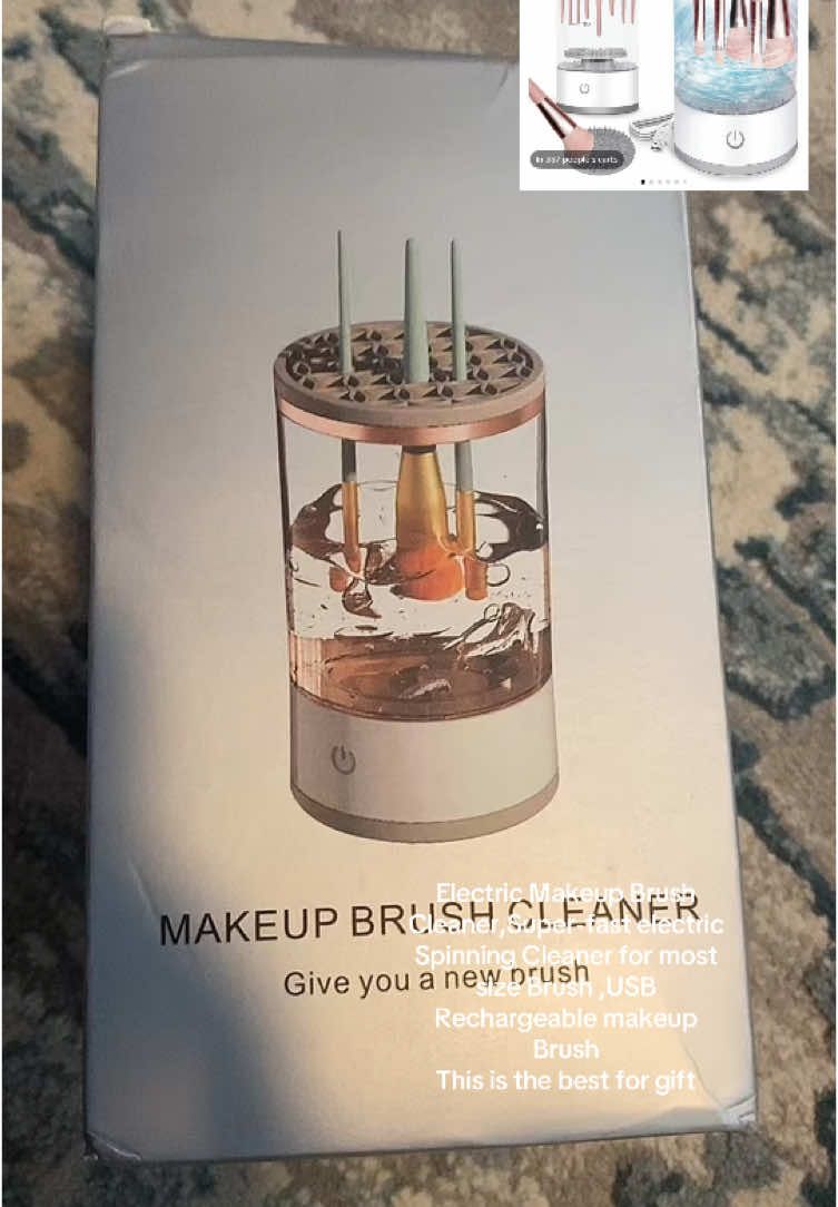#XeniaYstrashop#electricmakeupbrushcleaner #usbrechargeablebrush ##brushcleaninghack #electricbrushcleaner #Handsfreebrushcleaner 