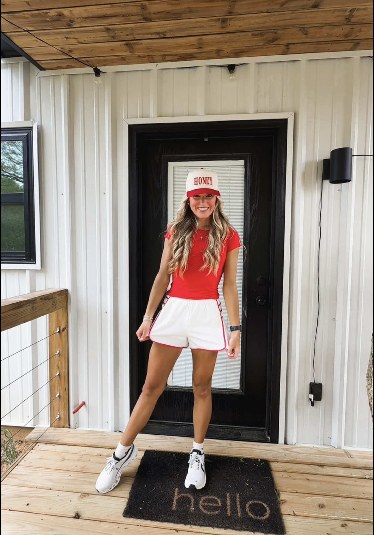 Outfit of the day! Another day another pair of athletic shorts and tee shirt❤️ Happy Saturday!!! #tiktokshopfinds #casualootd #springfashion #outfitoftheday #activewear 