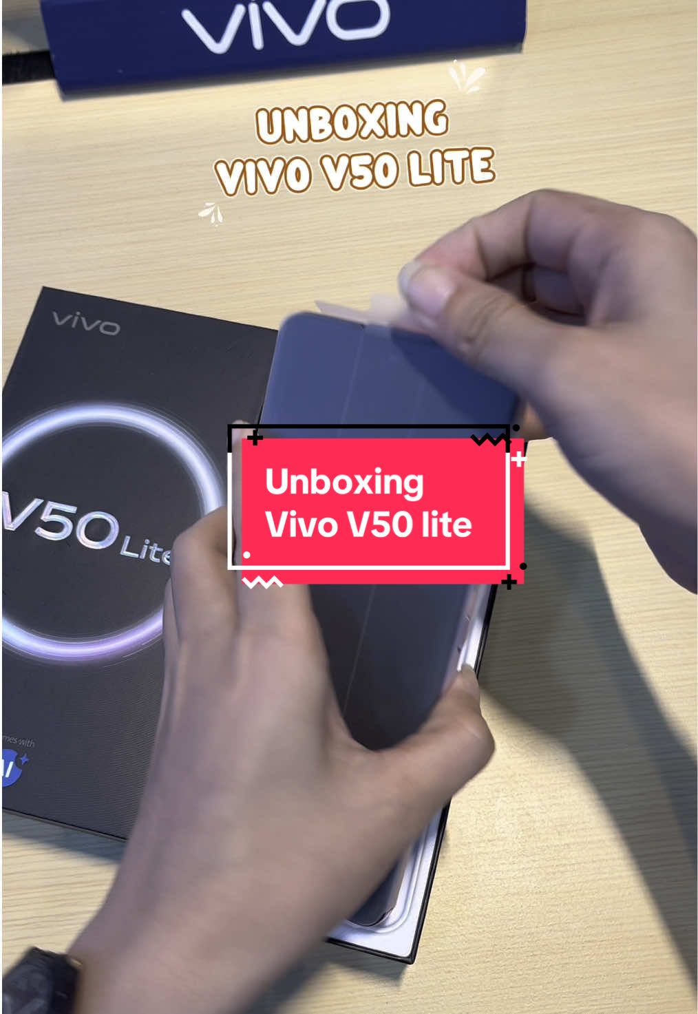 Unboxing Vivo V50 lite✨ #v50litestyle #vivov50lite #liteitup #vivostorev50lite #lebihtipislebihkuat @vivocampus Indonesia 