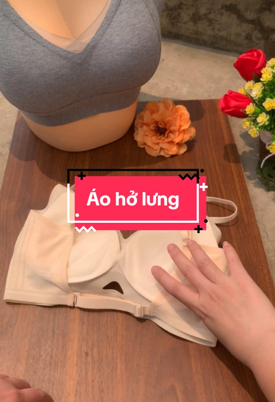 Áo su mặc đồ hở lưng đệm 2,5cm lùi size nha #bra #dolot #aolot #thoitrangnu #xuhuong 
