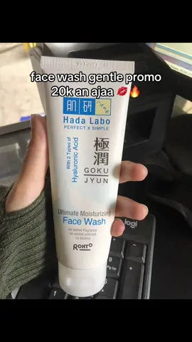 gercep sebelum harga normal lagi, cocok untuk kulit sensitif😍#facewash #facewashhadalabo #hadalaborayaglow #hadalabo #facewashgentle #gentlefacewashviral #acneskin 