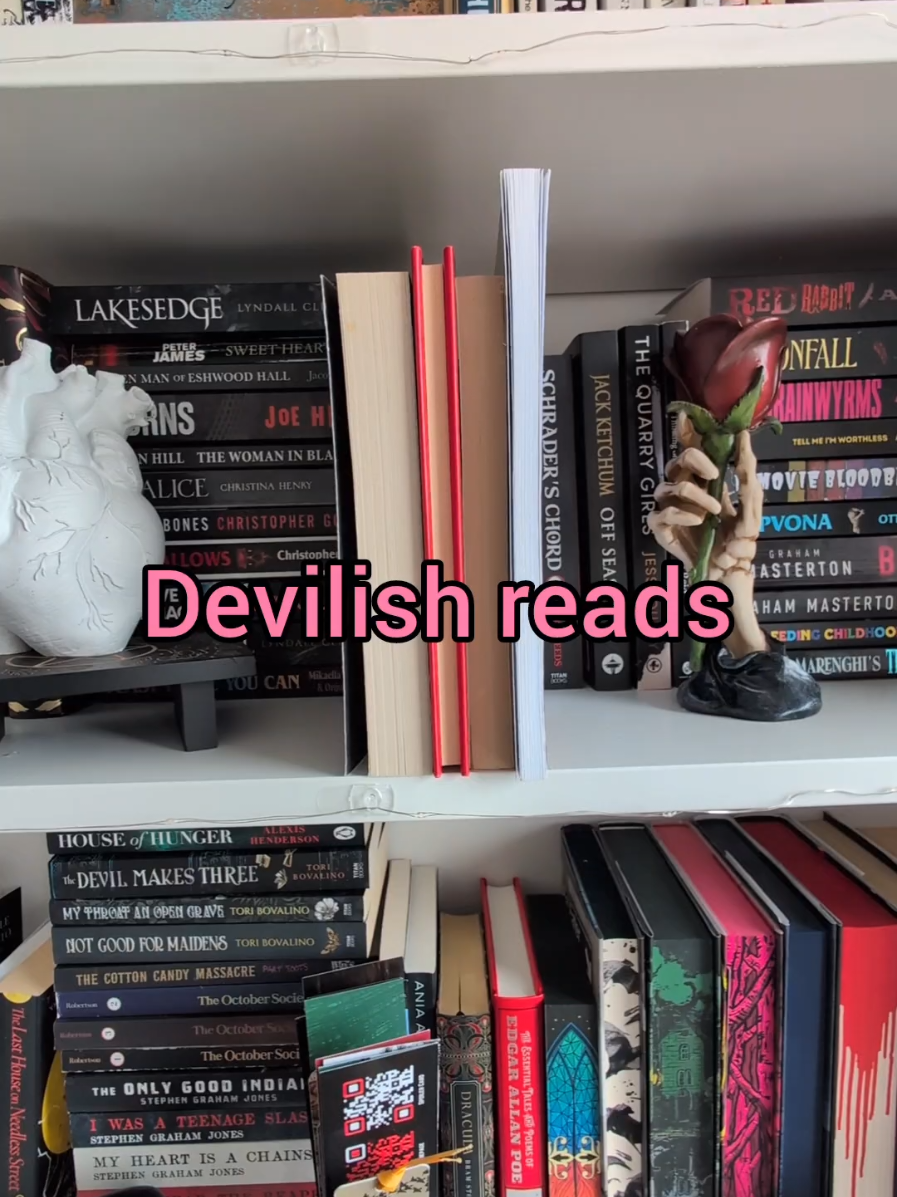 these occult books make for the perfect devilish read 👿👹📚#books #horrorbooks #occult 