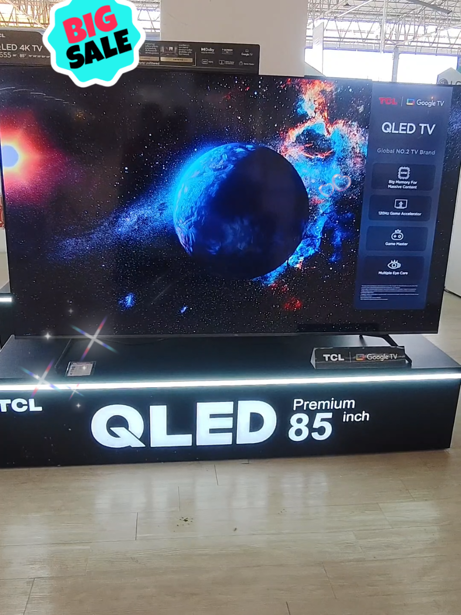 TCL 85 นิ้ว/ TV TCL#เทรนด์วันนี้ #ขึ้นฟีดเถอะ #เปิดการมองเห็น #สินค้าขายดีที่สุดตอนนี้ #ป้ายยา #TCL #tv85นิ้ว #smartTV #