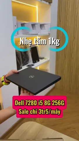 Dell 7280 i5,Ram 8G 256G,nhẹ tiện duy chuyển.#laptop #laptopgiare #dell7280 
