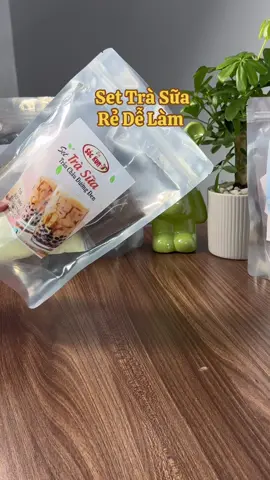 Hè đến với nhiều deal hời từ shop.Set trà sữa nấu tại nhà ngon bổ rẻ cho chị em.Nhanh gọn chỉ 20p b đã có 5ly trà sữa cho mình rùi #viral #food #trasuanhalam #trasuasockun 