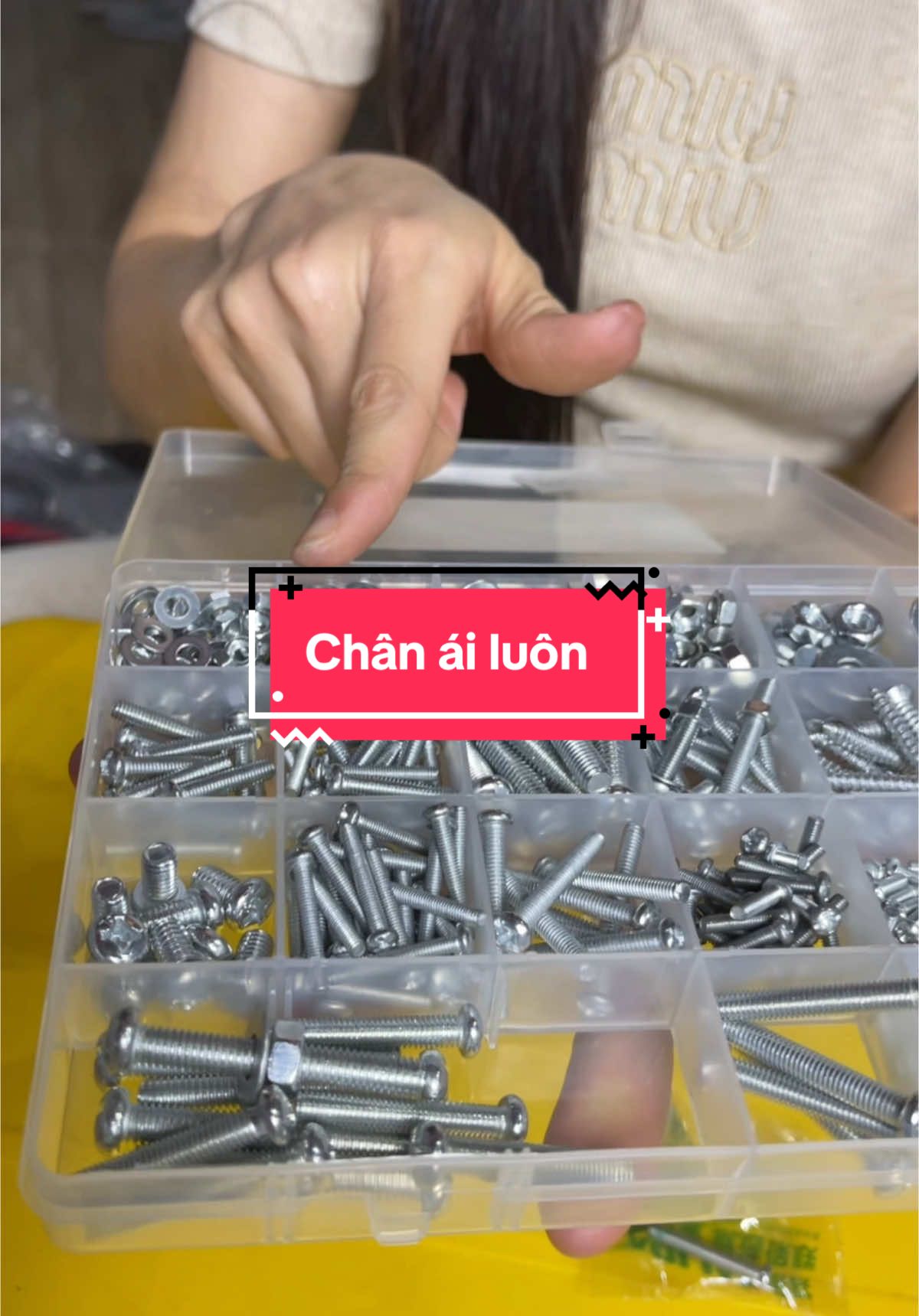 Bộ ốc vít sửa chữa đồ đạc gia dụng cho anh em quá là tiện và đầy đủ #thanhmai92 #cokhi #ocvit #ocvitbulong #boocvit46mon 