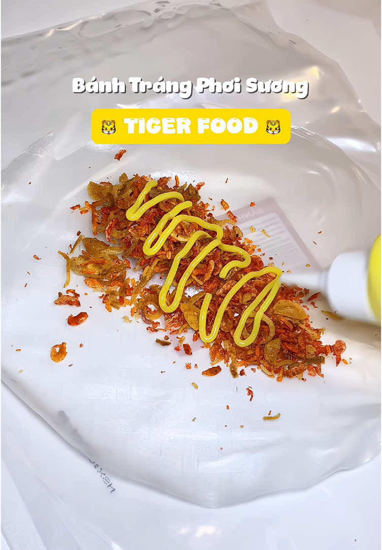 Múc bang bánh tráng phơi sương 🤤 #bánhtrangphoisuong #banhtrangphoisuong #banhtrangmuoisac #tigerfood #mukbang 
