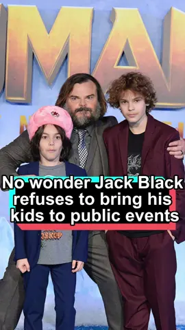 No wonder Jack Black refuses to bring his kids to public events.#usa#fyp#foryou#celebrity 