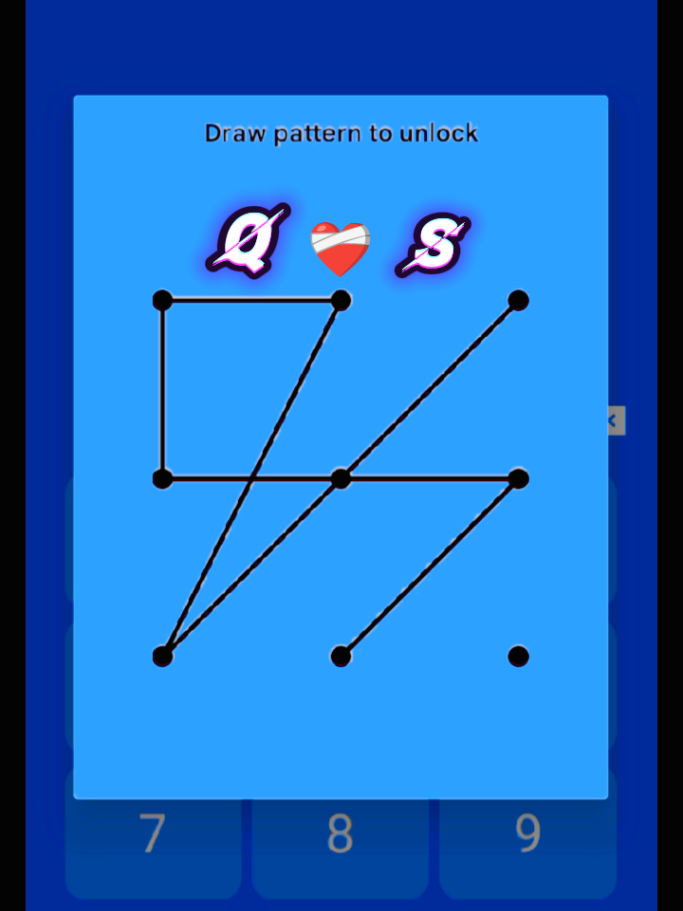Q Love S S pattern lock 🔐 password 🔑#lock #pettrend #viralvideo #trending #viral @Oye_Bhai 🥷🏻 @Jutti komal 