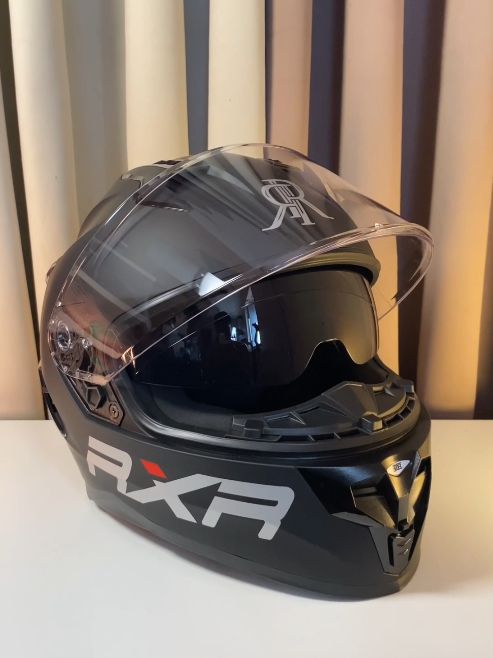 affordable Full Face Hemlet na apaka angas.. #Rxr #fullfacehelmet #helmet #dualvisorhelmet #motorcyclehelmet #viral 