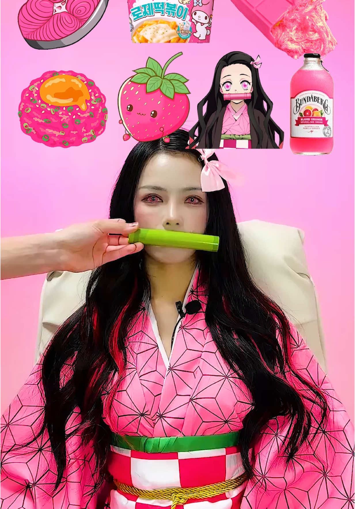 Random Pink Color food MUKBANG2🌸🎀 #추천 #fyp #mukbang 