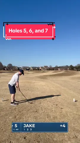 Can I get a par?! 3 more holes at Crystal Lake #golf 