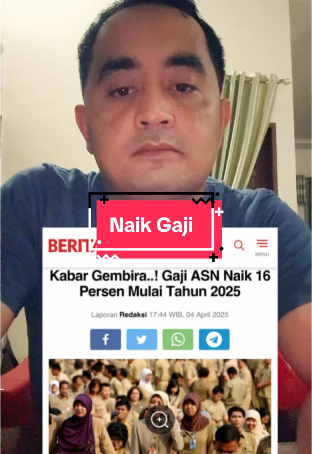 Guys Katanya Mau Naik Gaji Lagi ASN 2025, Terjadi gak ya? #asn #pns #pppk #casn #naikgaji #aparatursipilnegara #2025 #efisiensi 