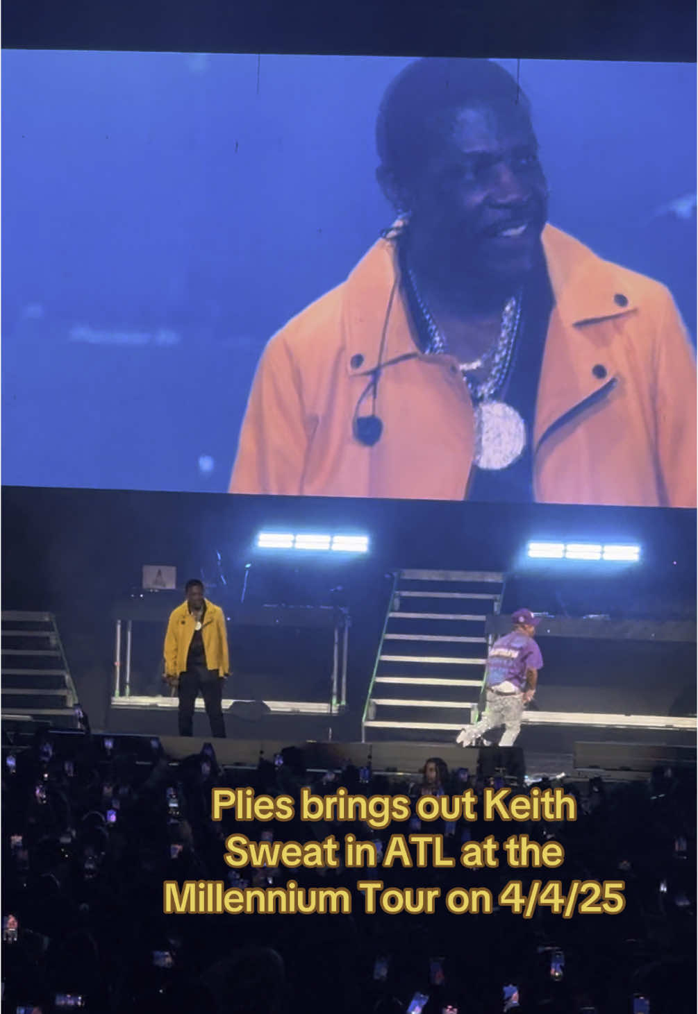 The Legendary Keith Sweat!!! #themillenniumtour2025 #plies #keithsweat #fyp 