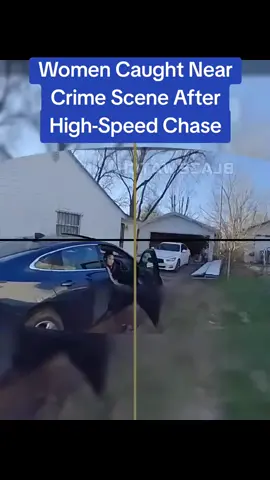 Women Caught Near Crime Scene After High-Speed Chase #cops #copsoftiktok #police #policeofficer 