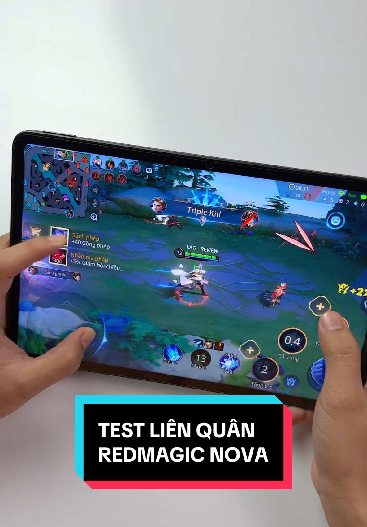 Test Liên Quân Mobile Trên Redmagic Nova Gaming #LearnOnTikTok #GamingOnTikTok #LAGREVIEW #LAGTVSTUDIO 