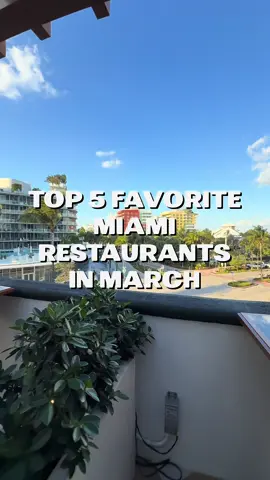 Which spots have you been to?? These are my 5 favorite restaurants in Miami for the month of March 🙌 #miamifood #miamibeach #miamirestaurants #miamieats #thefoode 
