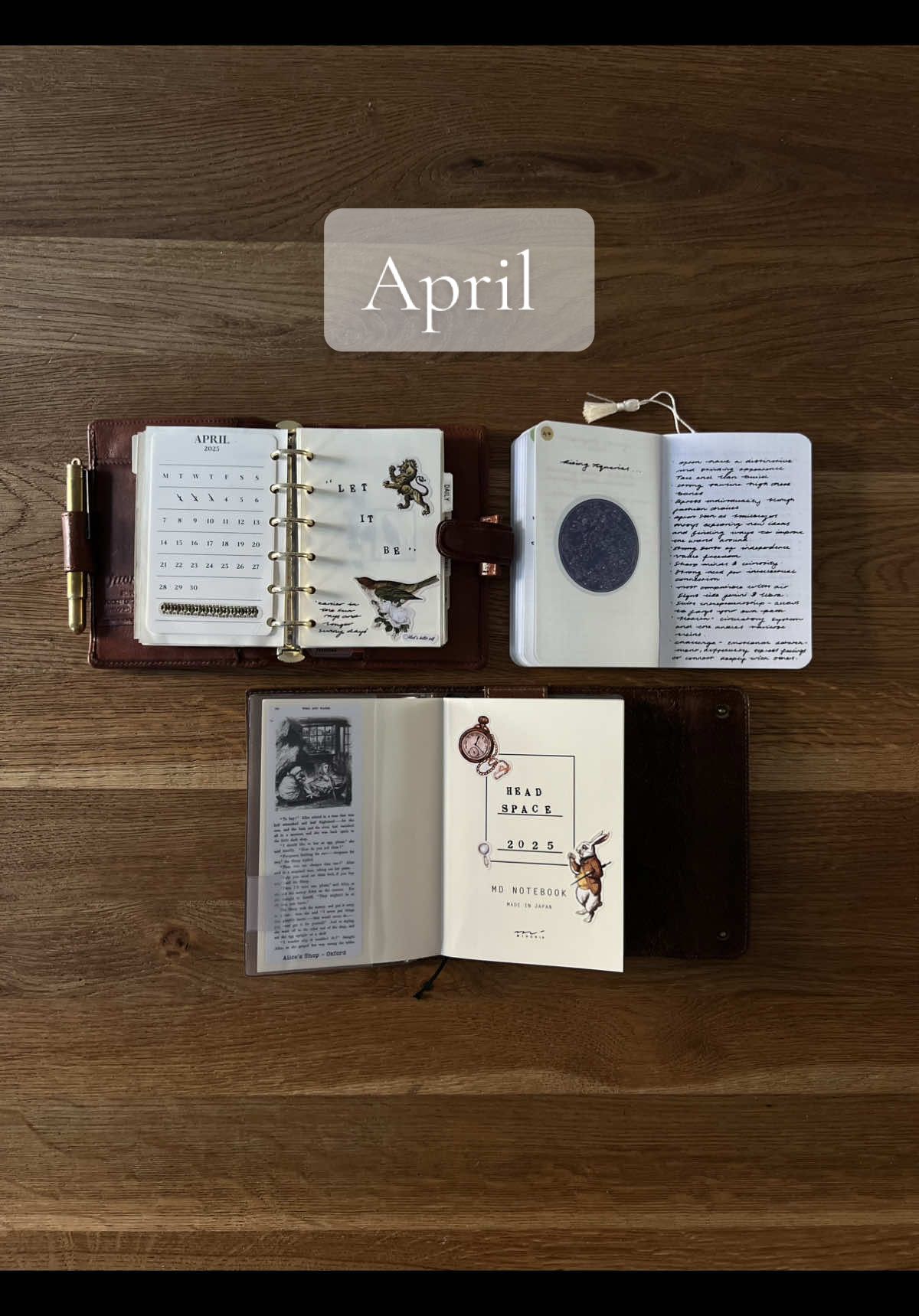 H E L L O  A P R I L  Little snippets of my planners because I do love a flat lay✌🏼 Gillio Toscana gold-My main planner (containing my daily routine of work, trackers, finance etc)  Filofax Siena cinnamon-Bujo/edc/wallet (lists, receipts, cash, cards)  Field notes-Common planner (This is now a must in my planner line up! In LOVE with these little pocket notebooks and they actually encourage me to write)  Hobo weeks-Blue and Murphy’s 1st year (recording growth, vet visits, photos)  Mulberry tri fold-Head space diary (I call it my stress release)  Superior labor TN-Journal/memory keeper (for daily journaling and photos)  Tc pocket Brass fountain pen for my edc is a beautiful addition recently to my fountain pen collection and I’m in love with this little brass beauty! @the_outsiders_journey code (stacey10 to save!) #plannerlove #plannercommunity #plans #gilliogold #filofax #hobonichi #flatlay #plannerlife #plannerinspo #plannerstuff #plans #travelerscompany #travelersjournal #notebook #journal  