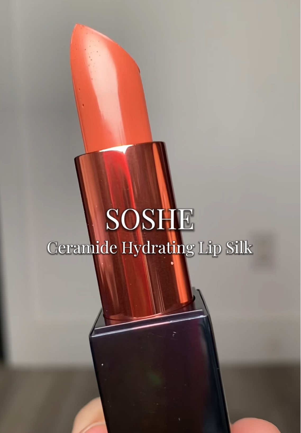 This Smooth, Hydrating, Ceramide refillable lips silk is every woman’s dream. Beauty lip balm in shade: WITH LOVE ✨Comes in 8 Shades @SOSHE Beauty #tiktokshopmothersday #soshe #soshebeauty #hydratinglipstick #ceramide #lipsticks #lipstickhack 