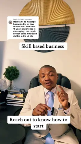 Replying to @Fiak skill based business is suitable for self sponsorship and there is so much money in massage therapy business. #uktiktok #naijatiktok #goviral #businesstips #fypppppppppppppp 