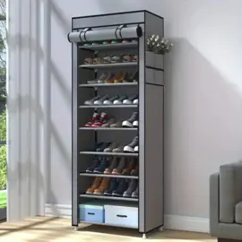 Sapateira com 9 Prateleiras para Organizar Sapatos Calçados Chinelos Roupas Objetos 24 Pares #sapateira #sapateiraorganizada #sapato #lar #dormitório #organizador https://s.shopee.com.br/8zrfZftnw1