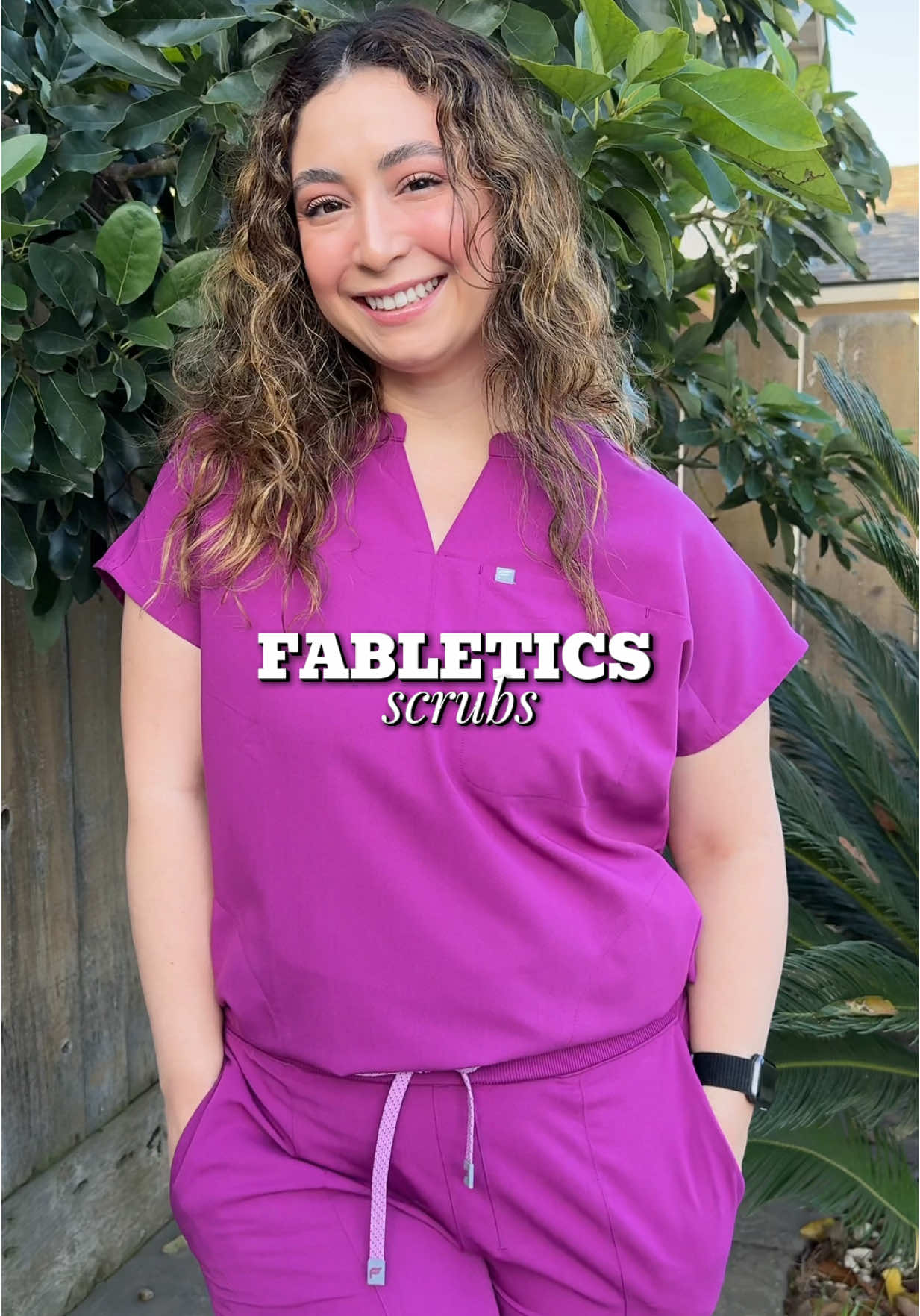 @fableticsscrubs IN THE COLOR BERRY BLAST 💜🩷#fableticspartner #fableticsscrubs #scrubsmadetomove #madetomove #fabletics #ttshopfinds #scrubslife #scrubs #cutescrubs 