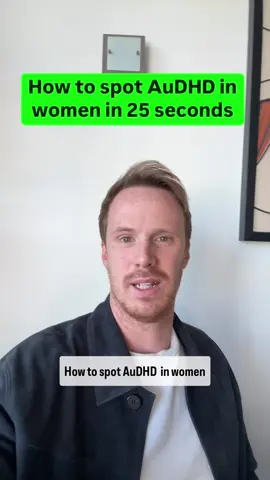 How to spot AuDHD in women 🧠 #audhd #adhd #autism #neurodivergent 