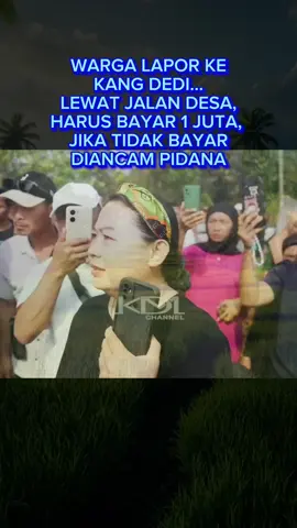 WARGA LEWAT JALAN DESA HARUS BAYAR 1 JUTA JIKA TIDAK, DIANCAM PIDANA‼️