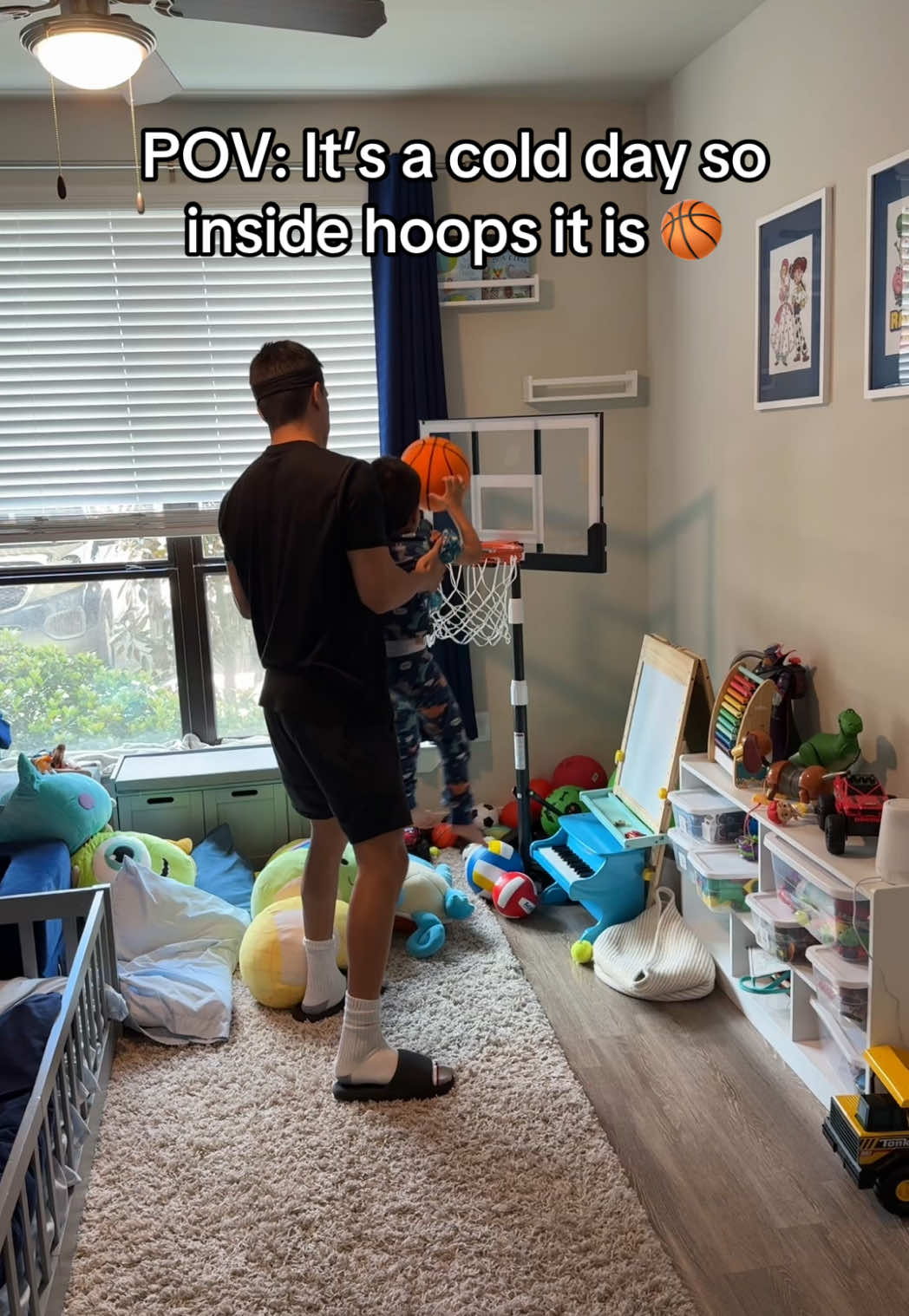 We can be here all day lol #hoop #Ballislife #minihoop #ttshop #toddlergifts #Toddlerparents 