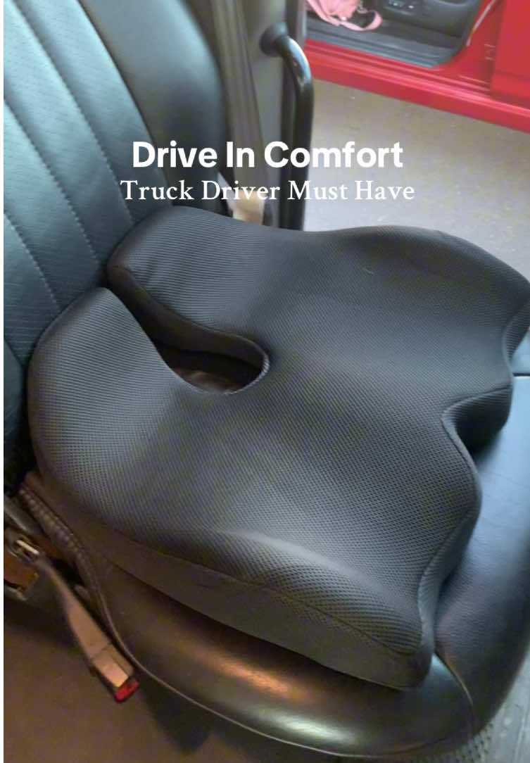 Truck driver must have! #MemoryFoamCushion #TruckDriverCushion #SeatSupport #DriverComfort #CushionForTheRoad #TruckerLife #LongHaulComfort #LifeOnTheRoad #TruckingEssentials #TruckDriverGear #BackSupportMatters #SitInComfort #ErgonomicSupport #PainFreeDriving #ComfortOnTheGo #springtok #tiktokshopcreatorpicks 