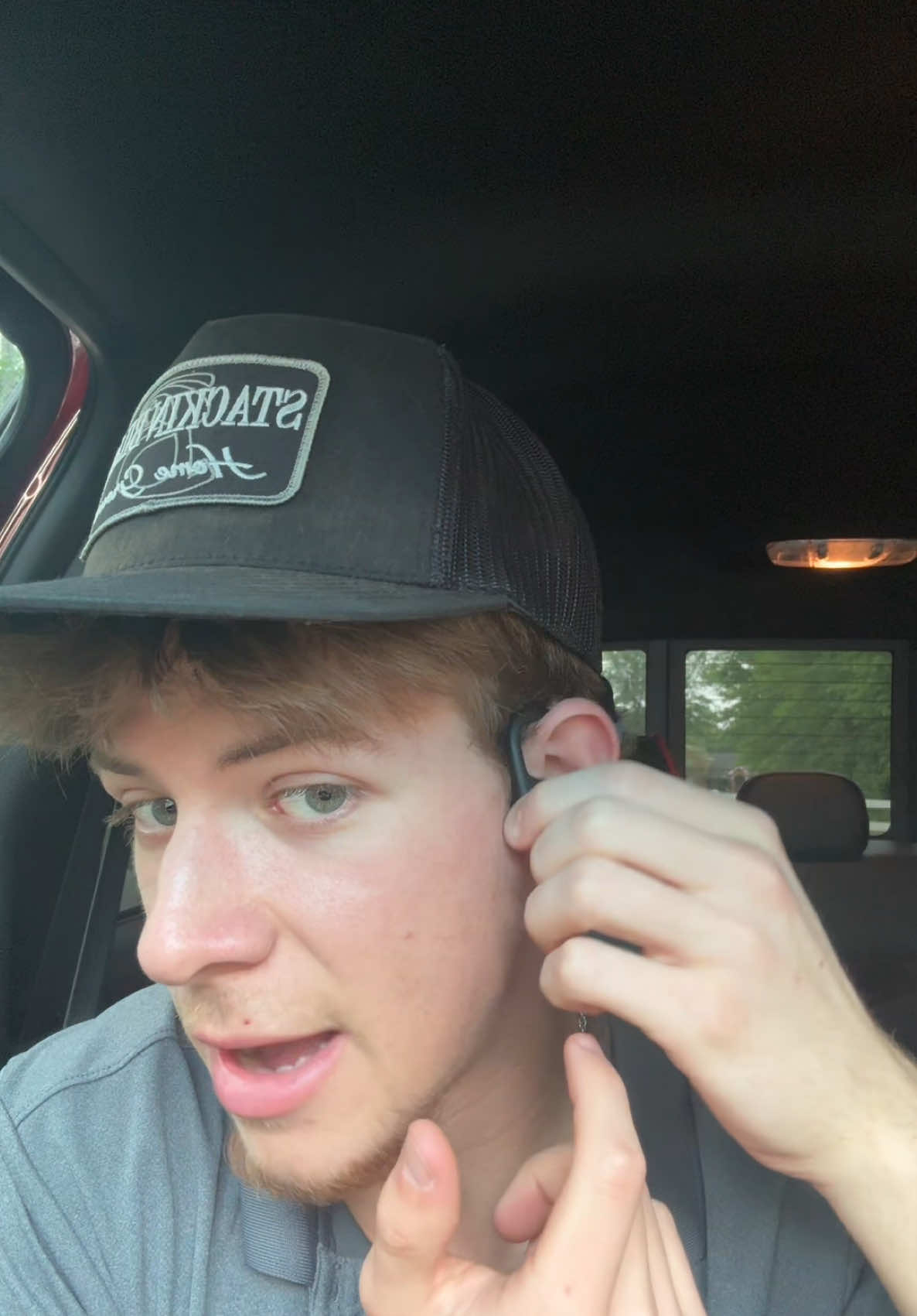 They fit perfect #boneconduction #headphones #conductionheadphones #music #bluetooth #sweatproof #waterproof #ttsfinds #ttshopdeals #spotlightfinds 