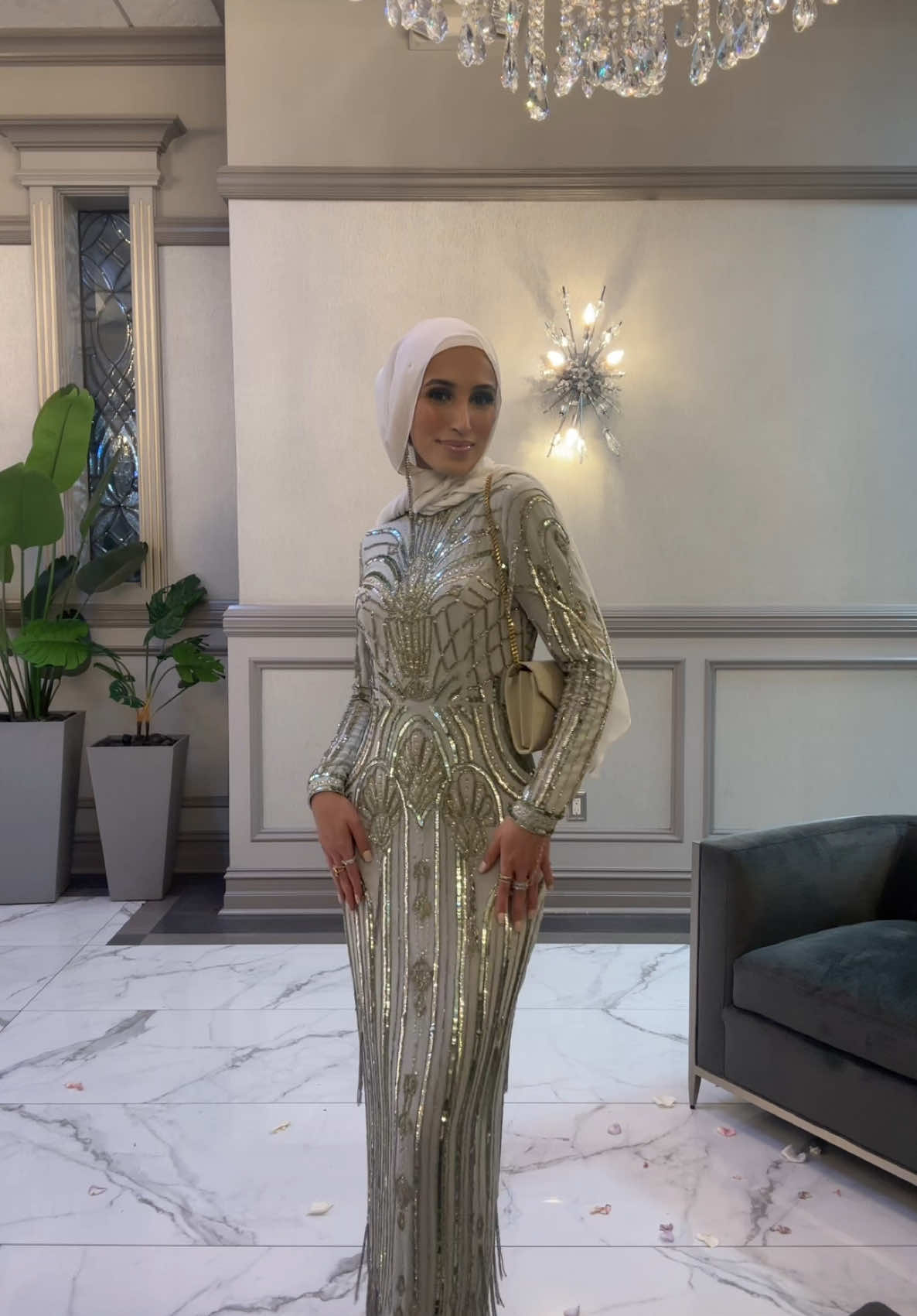 had to use this sound ofc 🫶🏻 #arab #arabwedding #ootdhijab #hijab 