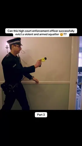 Can this high court enforcement officer successfully evict a violent and armed squatter 🤯??#godgrace #squatter #evict #eviction #highcourt #debt #fyp #viral_video 
