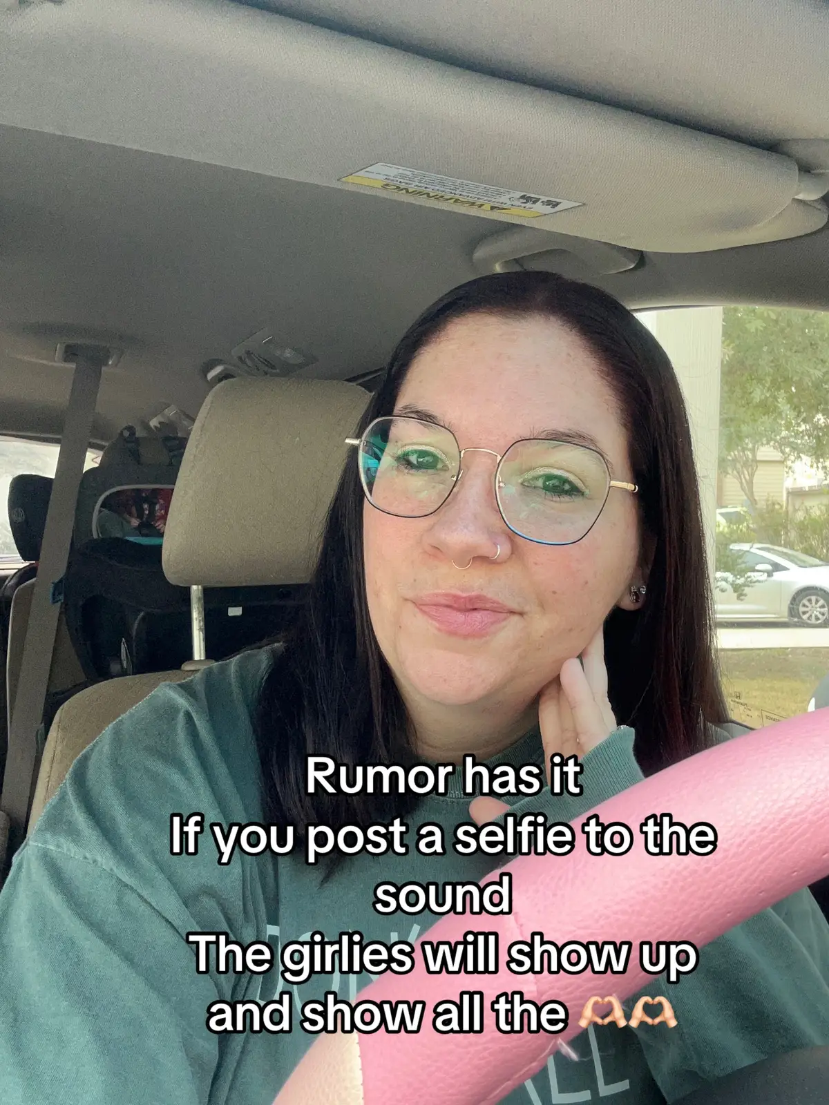 Rumor is this sound and a selfie brings all the girlies to the yard to show 🫶🏻🩷🖤💗so let’s test it out!! #sahm #mamato6 #trending #pinkponyclub #selfie #girlies #girlssupportgirls #showingup 