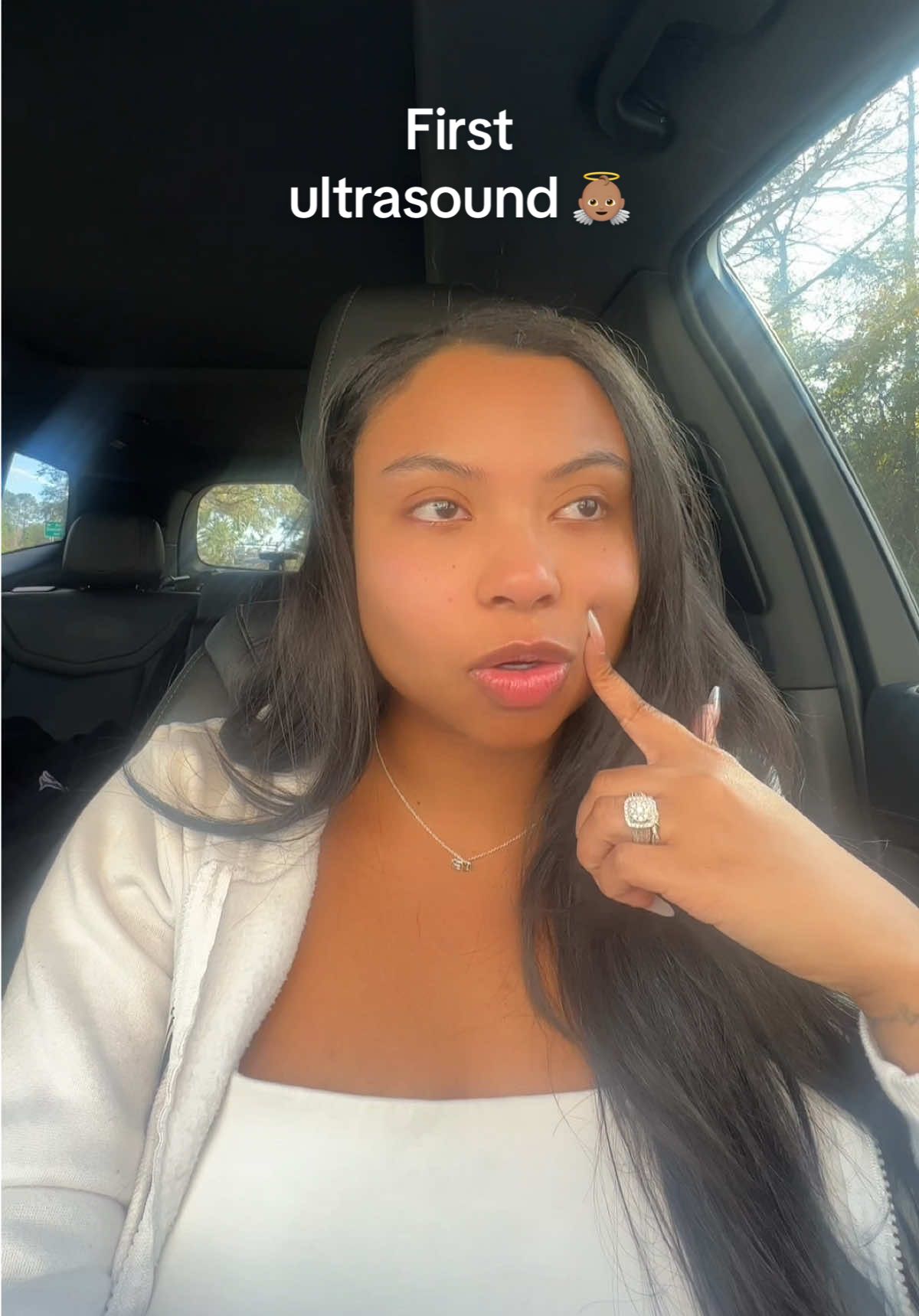 This video was previously recorded 🥺💖 Our baby girl did stick but I still wanted to share. #pregnancy #pregnancyafterloss #firstultrasound #babynumber4 