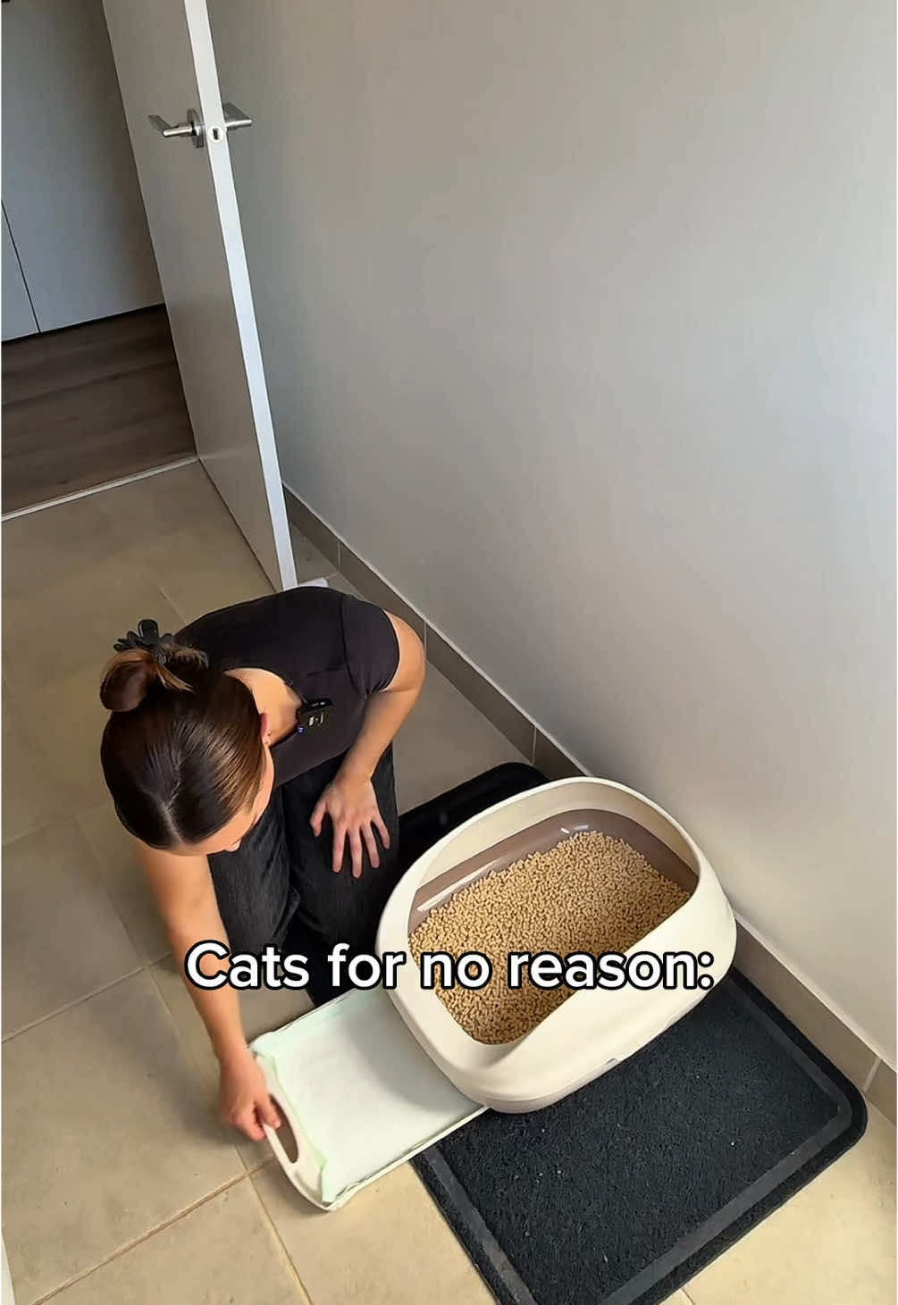 We love our cats and all their quirks but their urine smell can be too much sometimes. Lucky there is a solution! Ezi-LockOdour is Australia's first ever Dual Layer Litter System that saves you from smells! @Ezi-LockOdour #ad #ezilockodour #savesyoufromsmells #relatable #funny #pets #cat #viral #fyp