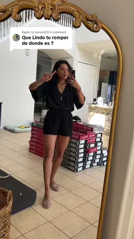 Replying to @lamaris70 lo pedi talla S para refrrencia 🖤 #clothing #chicme #romper #ttshop #fashion 