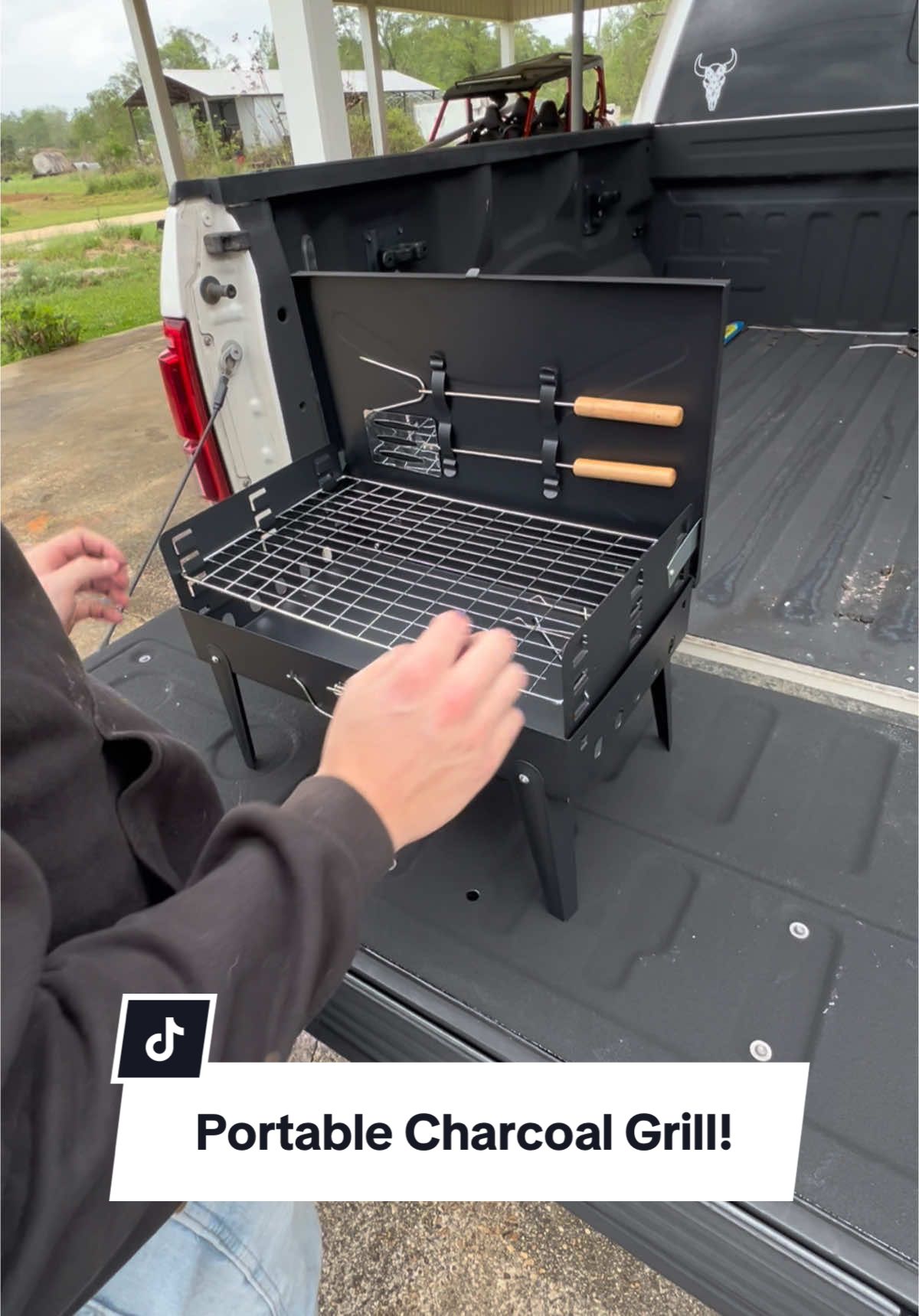 Such a great price for an item that will be overly loved by my family 🤩🫶🏼 #bbq #grill #portablegrill #outdoorcooking #riverday #creeklife #beachvibes #tiktokshop #tiktokshopfinds #tiktokshopping #tiktokshopaffiliate 