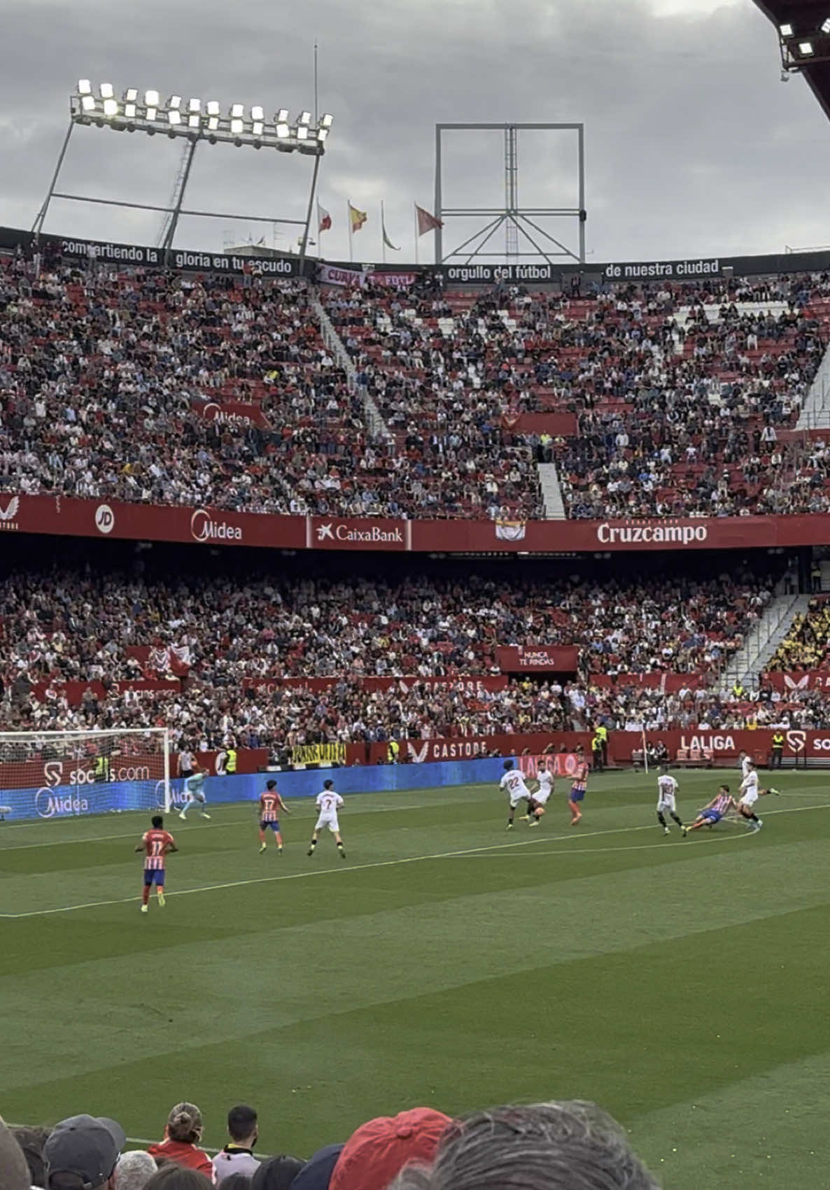 Winning goal Atleico Madrid (vs Sevilla / 93th min, ⚽️ Barrios) #atleticomadrid #sevilla #laliga #winninggoal #viewfromthestands #fcsevilla #griezmann #pablobarrios #alvarez #sörloth #lukebakio #estadioramonsanchezpizjuan #ramonsanchezpizjuan #andalucia #cordoba #atleticodemadrid 