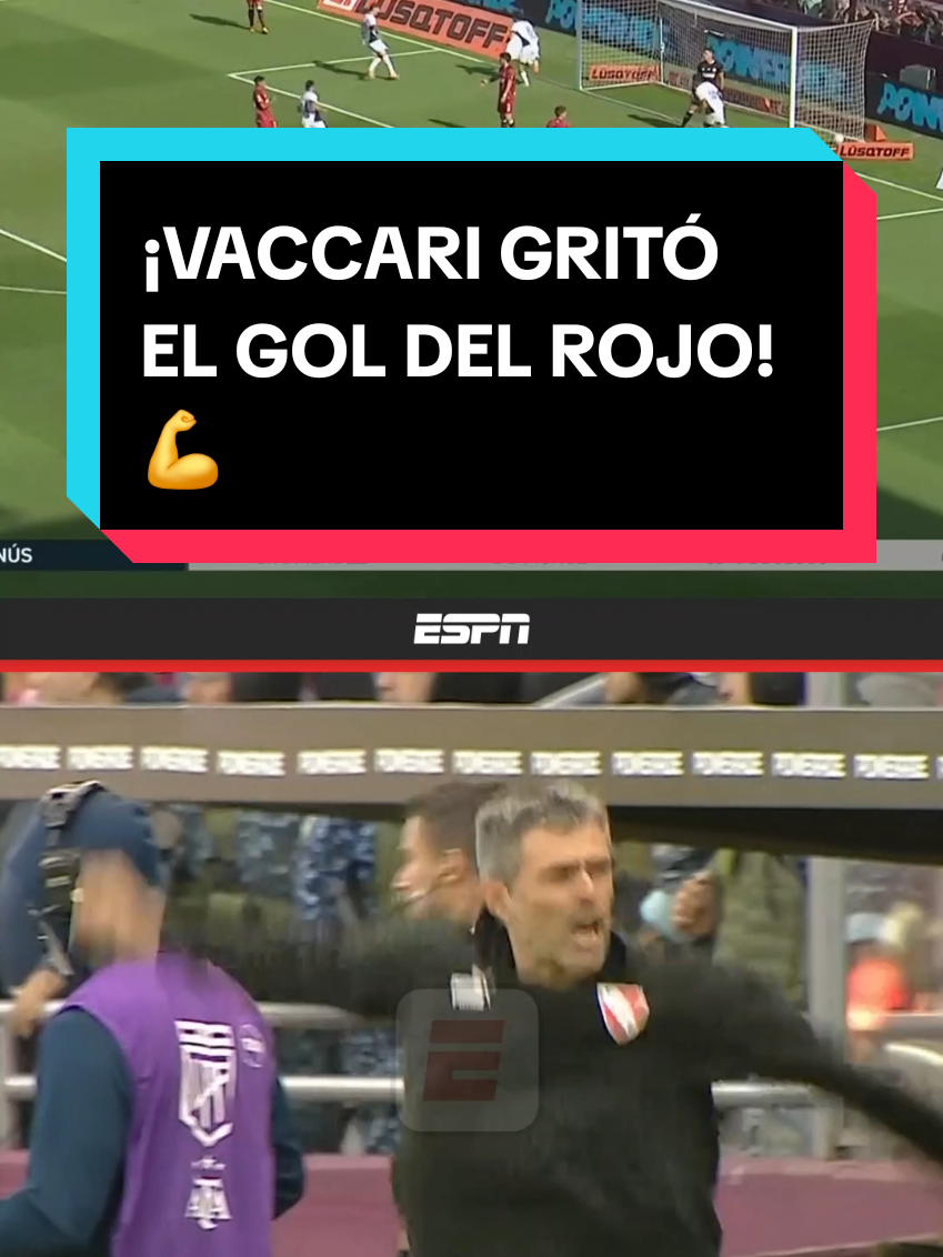 ¡POR PRIMERA VEZ LO GRITÓ! 🔥💪 Así fue la reacción de Julio #Vaccari al gol de #Independiente ante #Lanús ▶️ Mira nuestros partidos de 🇦🇷 #LigaProfesional en #DisneyPlus #TikTokDeportes #futbol #reaccion #dt 