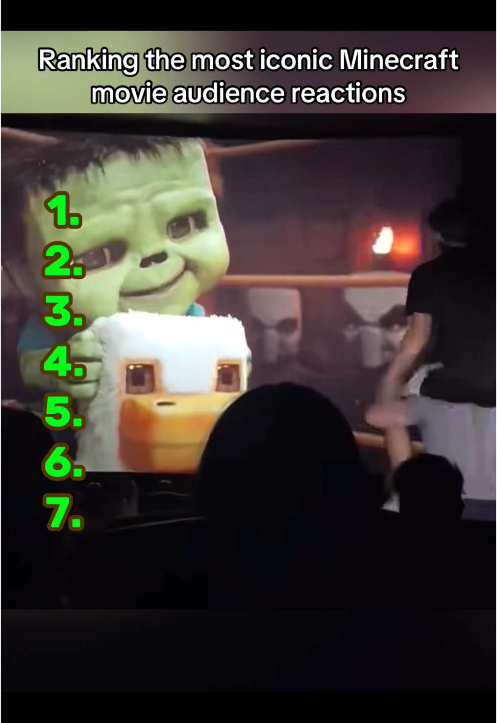 Those poor cinema employees 🙏 #minecraftmovie #minecraftmemes #reaction #treanding #goviral #ranking #fyp  Minecraft movie theatre reactions. 
