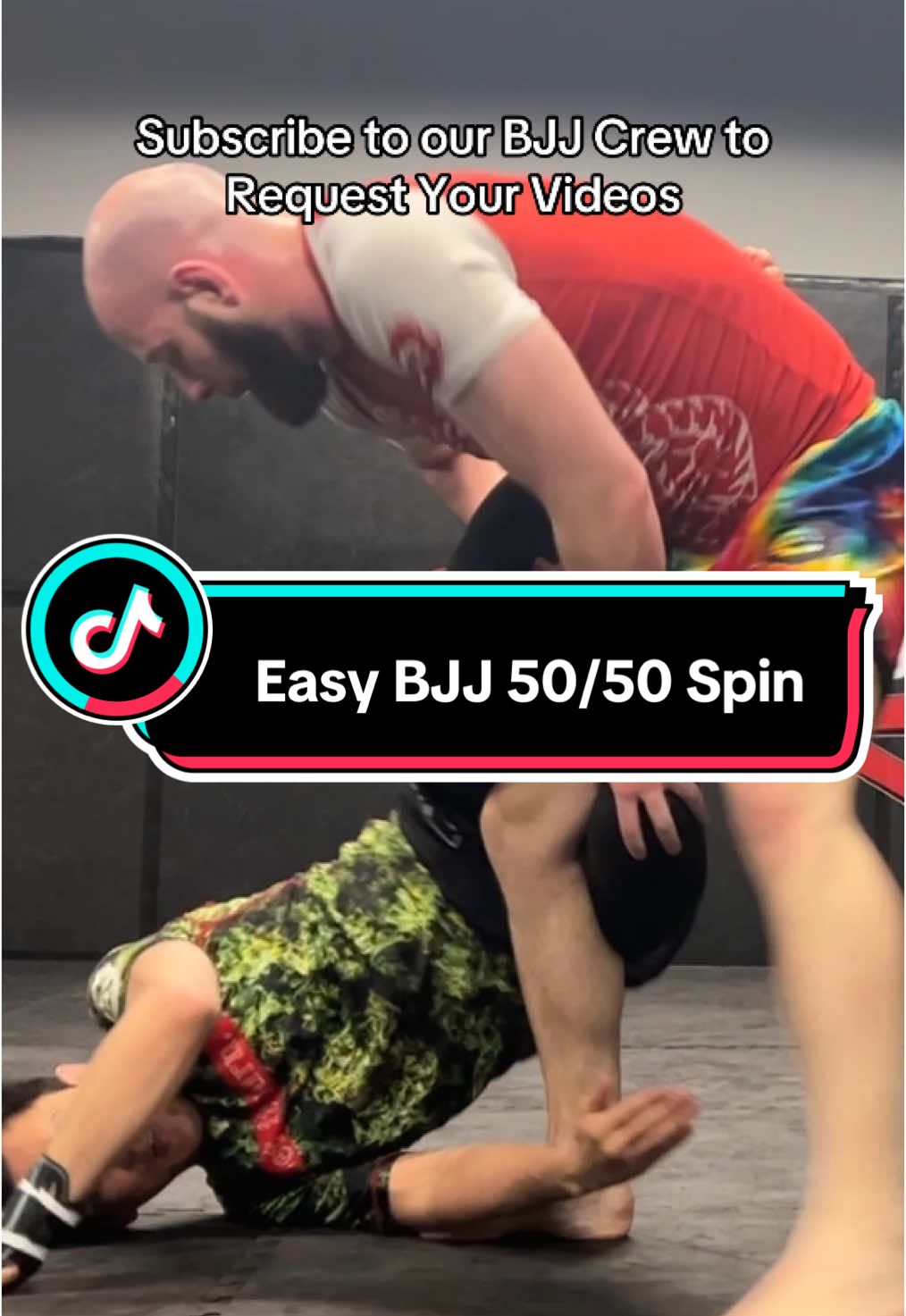 Use this spin from 50/50 when your opponent stands up. Subscribe and join our BJJ crew and request your videos! #BjjTraining #bjj #wayofbjj #whitebeltbjj #bjjvideos 