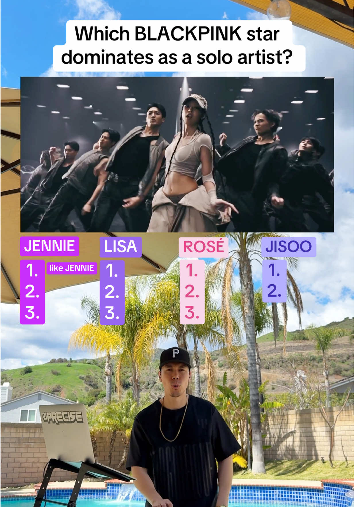 Which BLACKPINK star dominates as a solo artist? 🤩 #blackpink #jennie #lisa #rosé #jisoo #blinks #blink 
