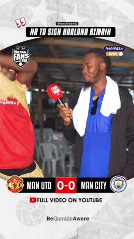 Watch @Tarzan_of_Ekiti FULL INTERVIEW now on YouTube via  link in bio 📺 🔥 🗣️ 😅  #naijatiktok #sportsontiktok #levelupafrica #nigeria #PremierLeague #munmci #mancity #manutd Manchester United 0-0 Manchester City  highlights